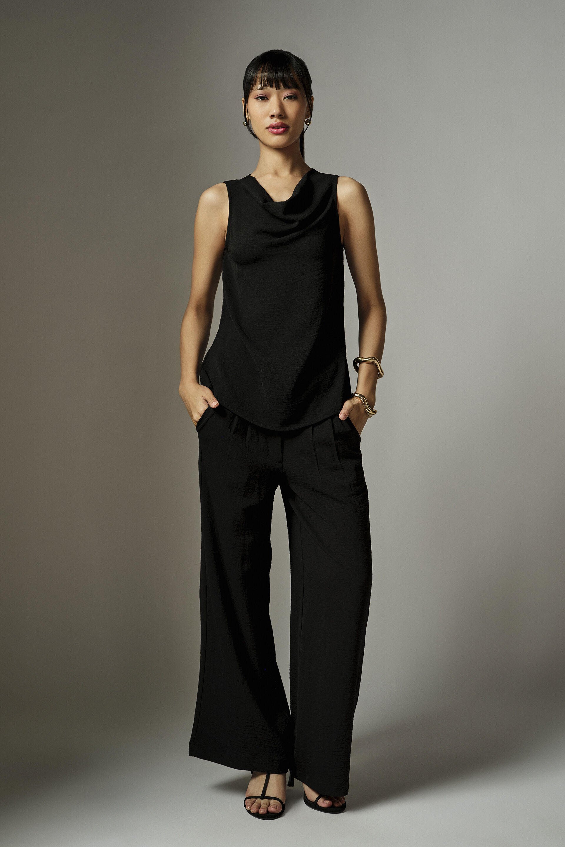 Liza Black Top, Black, image 5